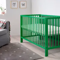 Детская кровать Ikea Gulliver 0 месяцев - 3 года / Зеленый photo 2