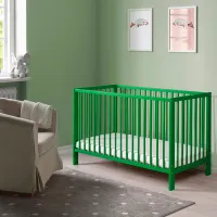 Детская кровать Ikea Gulliver 0 месяцев - 3 года / Зеленый photo 3