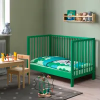Детская кровать Ikea Gulliver 0 месяцев - 3 года / Зеленый photo 5