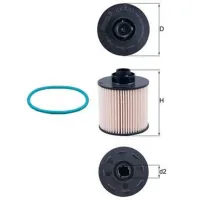 Топливный фильтр Mahle KX 420D 16 мм photo 5