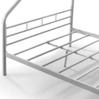 Pat pentru copii Evger R-70XL 90 x 200 cm / Metal / Gray photo 3