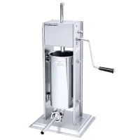 Аппарат для наполнения колбасы Hurakan HKN-ISV5 Серебряный / 5л