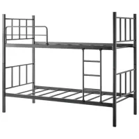 Pat pentru copii Evger R-90 90 x 200 cm / Metal / Black