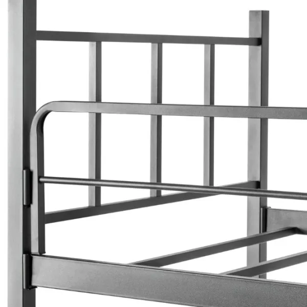 Pat pentru copii Evger R-90 90 x 200 cm / Metal / Black photo 2