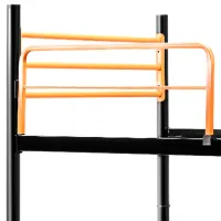 Pat pentru copii Evger RD-70 90 x 200 cm / Metal / Orange photo 3