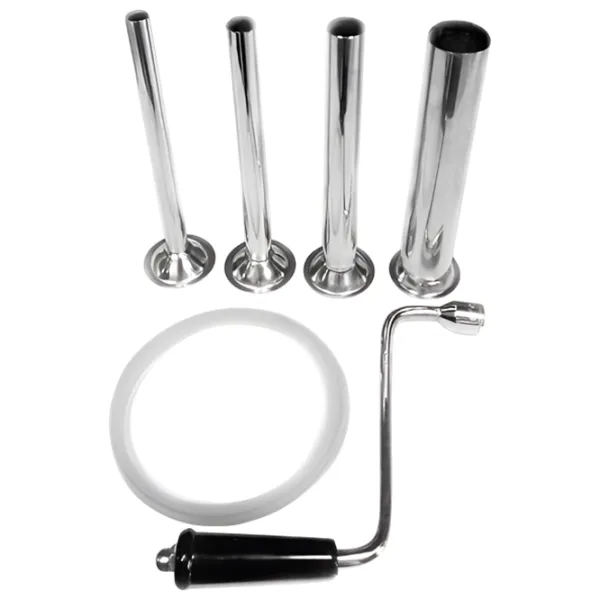 Mașină de umplut cârnați Hurakan HKN-ISV7 Silver / 7l photo 2 Mașină de umplut cârnați Hurakan HKN-ISV7 Silver / 7l photo 2