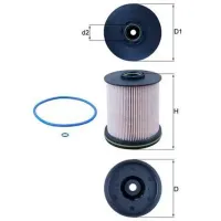 Filtru combustibil Mahle KX 491/1D 25 mm photo 4