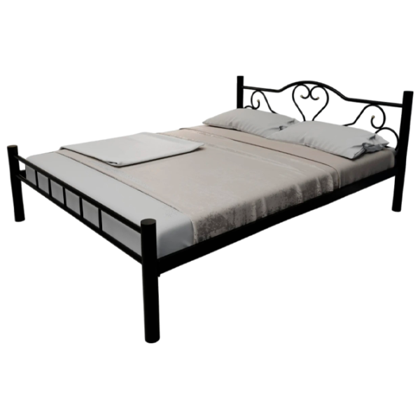 Кровать Evger K-50 140 x 200 см / Металл / Черный photo 1
