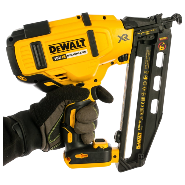 Pistol pneumatic Dewalt DCN660N Yellow /  photo 4