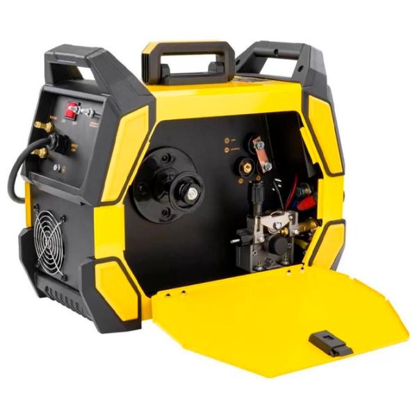 Aparat de sudat Powermat PM-IMGTS-250L-PRO 230 V cu electrod (MMA), semiautomat (MIG/MAG) / Black photo 2