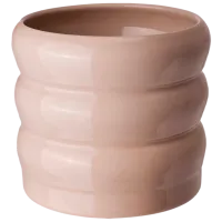 Ghiveci pentru flori Ikea Hasselbukett Brown / Ceramică / Pe pervaz