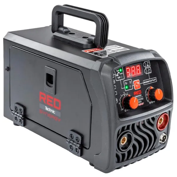 Сварочный аппарат Red Technic RTMSTF0113 220 В полуавтоматическая (MIG/MAG), ручная дуговая (MMA), аргонно-дуговая (TIG) / Черный photo 2