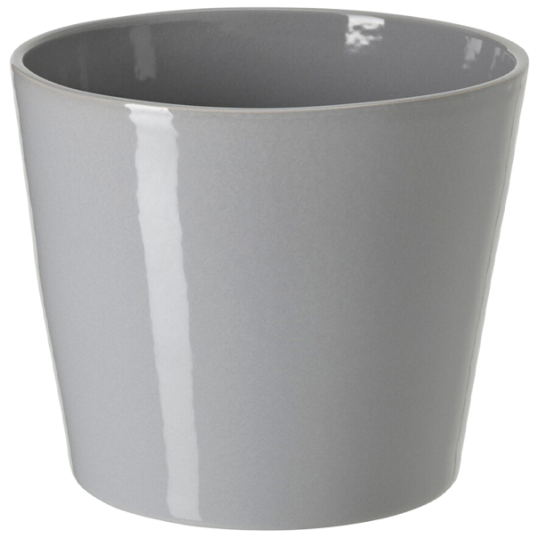 Ghiveci pentru flori Ikea Skogsvinbar Gray / Ceramică / Pe pervaz photo 1