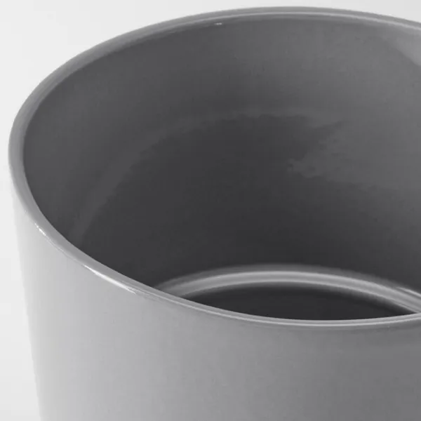 Ghiveci pentru flori Ikea Skogsvinbar Gray / Ceramică / Pe pervaz photo 2
