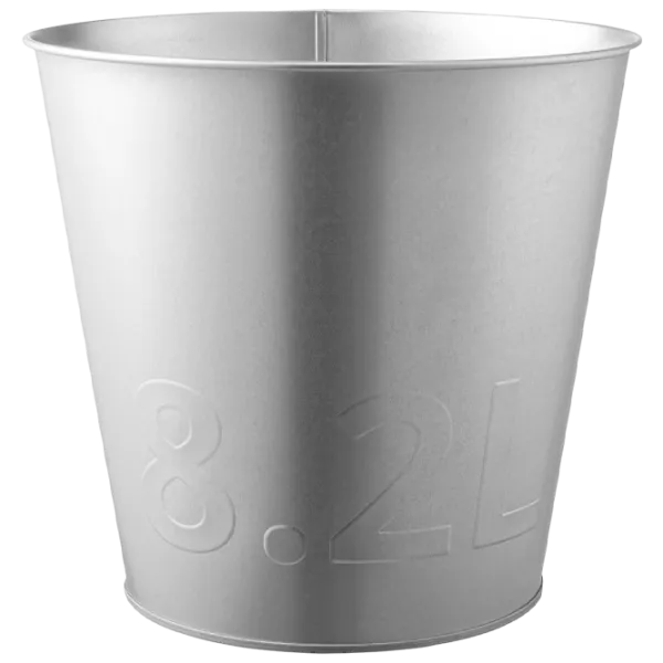 Ghiveci pentru flori Ikea Akerbar Silver / Metal / Pe podea photo 1