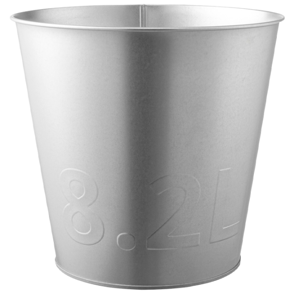 Ghiveci pentru flori Ikea Akerbar Silver / Metal / Pe podea photo 1