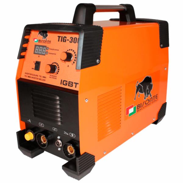 Aparat de sudat Bisonte TIG-300A 400 V cu gaz inert (TIG) / Orange photo 2