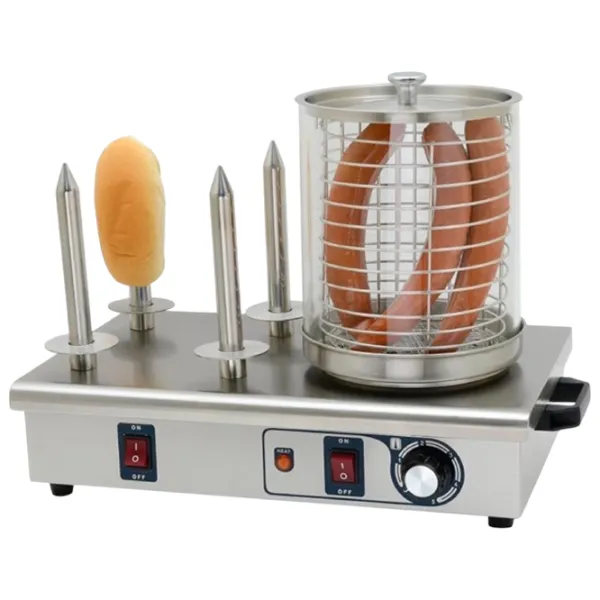 Aparat pentru hot-doguri Hurakan HKN-Y04 650 W / Silver photo 1