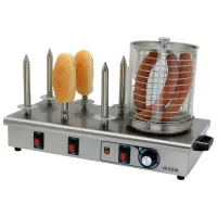 Аппарат для хот-догов Hurakan HKN-Y06 950 Вт / Серебряный