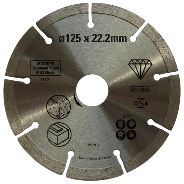Disc diamantat segmentat Stanley STA38107  photo 1