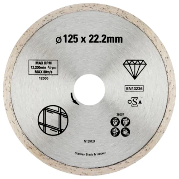 Disc diamantat continuu Stanley STA38007  photo 1