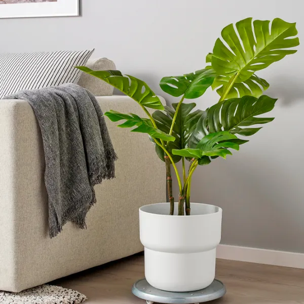 Ghiveci pentru flori Ikea Forenlig White / Plastic / Pe podea photo 3