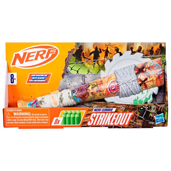 Бластер Hasbro Nerf Zombie Blaster Strikeout F8958 8+ / Стрел / Разноцветный photo 2 Бластер Hasbro Nerf Zombie Blaster Strikeout F8958 8+ / Стрел / Разноцветный photo 2