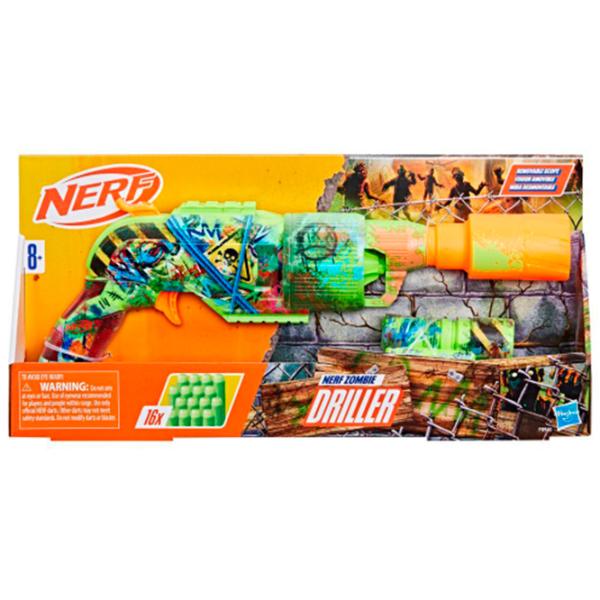 Бластер Hasbro Nerf Zombie Blaster Driller F8960 8+ / Стрел / Зеленый photo 2