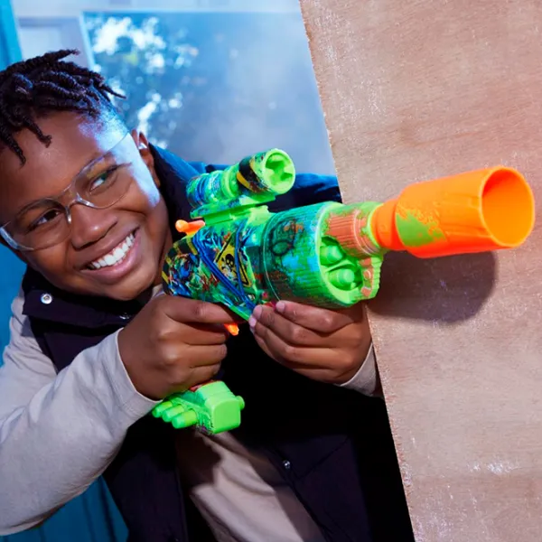 Бластер Hasbro Nerf Zombie Blaster Driller F8960 8+ / Стрел / Зеленый photo 4