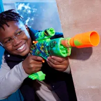 Blaster Hasbro Nerf Zombie Blaster Driller F8960 8+ / Săgeți / Green photo 4