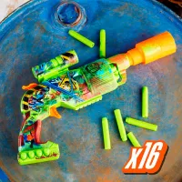 Blaster Hasbro Nerf Zombie Blaster Driller F8960 8+ / Săgeți / Green photo 7