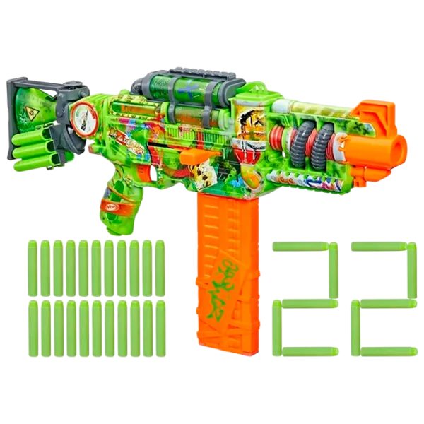 Бластер Hasbro Nerf Zombie Blaster Corrupter F8962 8+ / Стрел / Зеленый photo 1 Бластер Hasbro Nerf Zombie Blaster Corrupter F8962 8+ / Стрел / Зеленый photo 1
