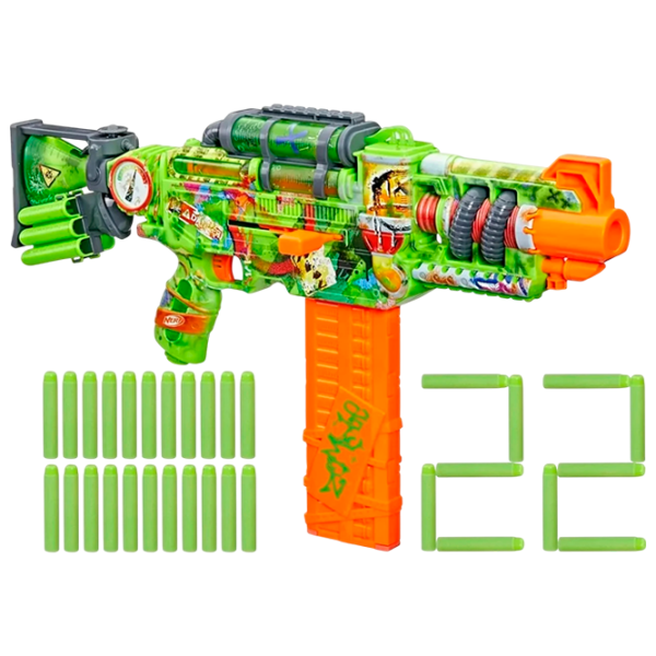 Бластер Hasbro Nerf Zombie Blaster Corrupter F8962 8+ / Стрел / Зеленый photo 1 Бластер Hasbro Nerf Zombie Blaster Corrupter F8962 8+ / Стрел / Зеленый photo 1