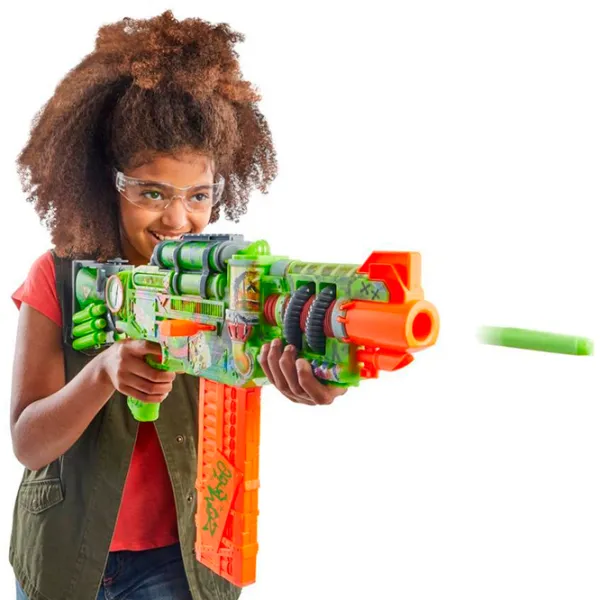 Бластер Hasbro Nerf Zombie Blaster Corrupter F8962 8+ / Стрел / Зеленый photo 4 Бластер Hasbro Nerf Zombie Blaster Corrupter F8962 8+ / Стрел / Зеленый photo 4