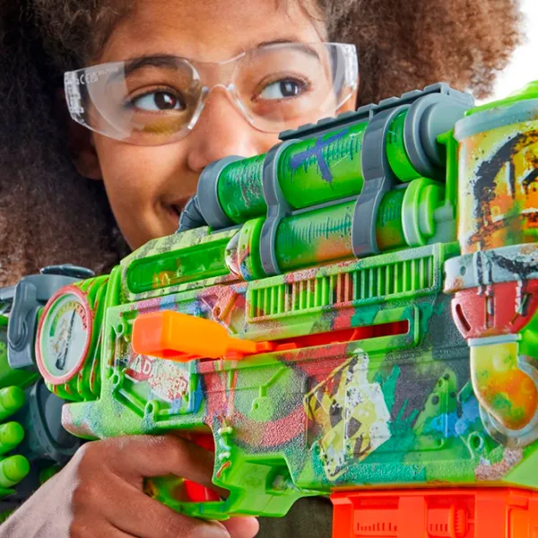 Бластер Hasbro Nerf Zombie Blaster Corrupter F8962 8+ / Стрел / Зеленый photo 7 Бластер Hasbro Nerf Zombie Blaster Corrupter F8962 8+ / Стрел / Зеленый photo 7