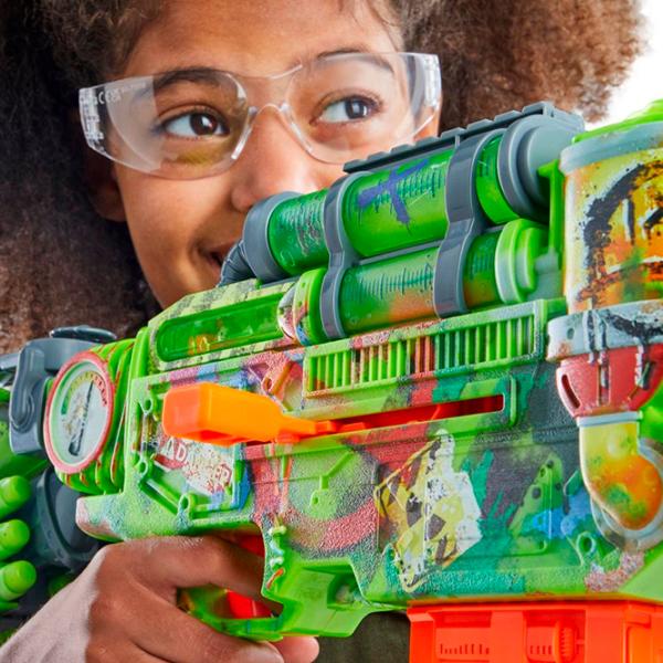 Бластер Hasbro Nerf Zombie Blaster Corrupter F8962 8+ / Стрел / Зеленый photo 7 Бластер Hasbro Nerf Zombie Blaster Corrupter F8962 8+ / Стрел / Зеленый photo 7