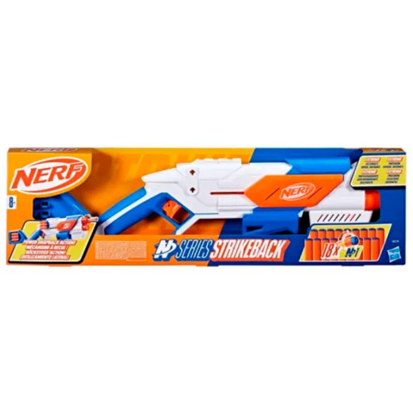 Бластер Hasbro Nerf N Series Blaster Strikeback G0218 8+ / Стрел / Белый photo 4