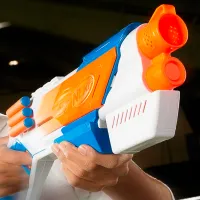 Blaster Hasbro Nerf N Series Blaster Strikeback G0218 8+ / Săgeți / White photo 6