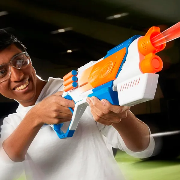 Бластер Hasbro Nerf N Series Blaster Strikeback G0218 8+ / Стрел / Белый photo 8