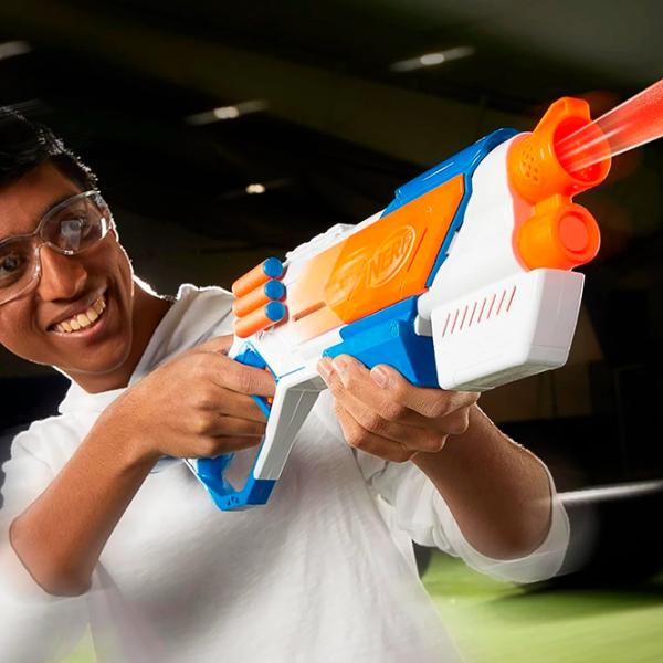 Бластер Hasbro Nerf N Series Blaster Strikeback G0218 8+ / Стрел / Белый photo 8