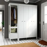 Dulap Ikea Idanas 180 x 59 x 211 / DSP / Alb photo 3