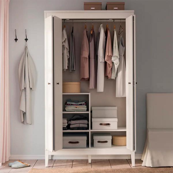 Шкаф Ikea Idanas 180 x 59см x 211 / ДСП / Белый photo 4