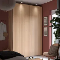 Dulap Ikea Pax/Hasvik 150 x 66 x 236.4 / DSP / Stejar photo 4