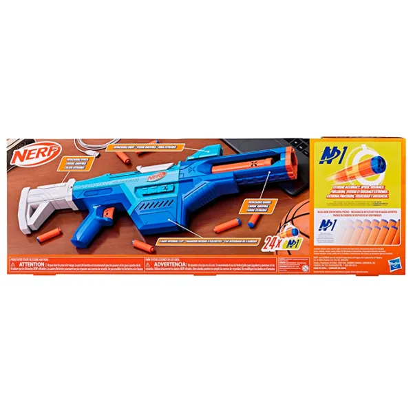 Бластер Hasbro Nerf N Series Blaster Shadow Storm F8635 8+ / Стрел / Синий photo 4 Бластер Hasbro Nerf N Series Blaster Shadow Storm F8635 8+ / Стрел / Синий photo 4