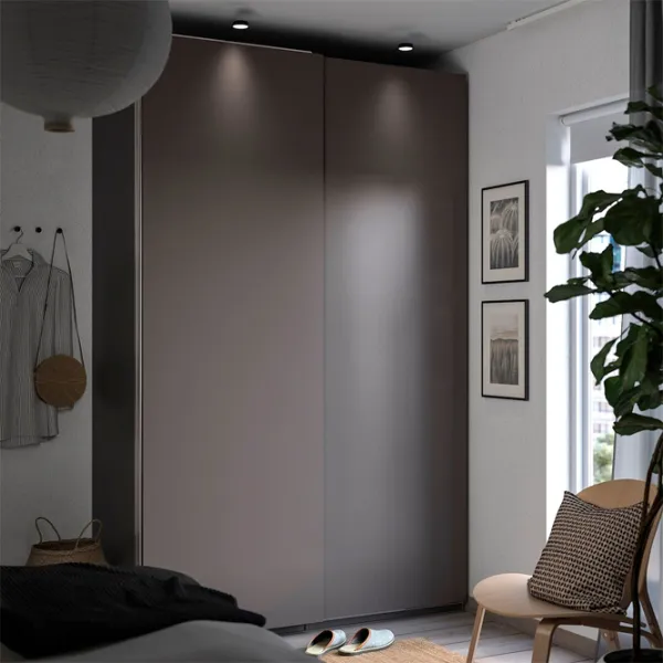 Dulap Ikea Pax/Hasvik 150 x 66 x 236.4 / DSP / Gri închis photo 5