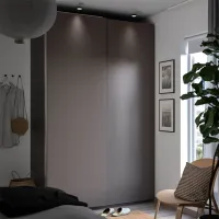 Dulap Ikea Pax/Hasvik 150 x 66 x 236.4 / DSP / Gri închis photo 5