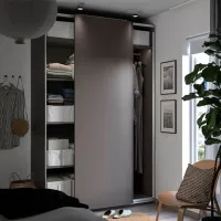 Dulap Ikea Pax/Hasvik 150 x 66 x 236.4 / DSP / Gri închis photo 6