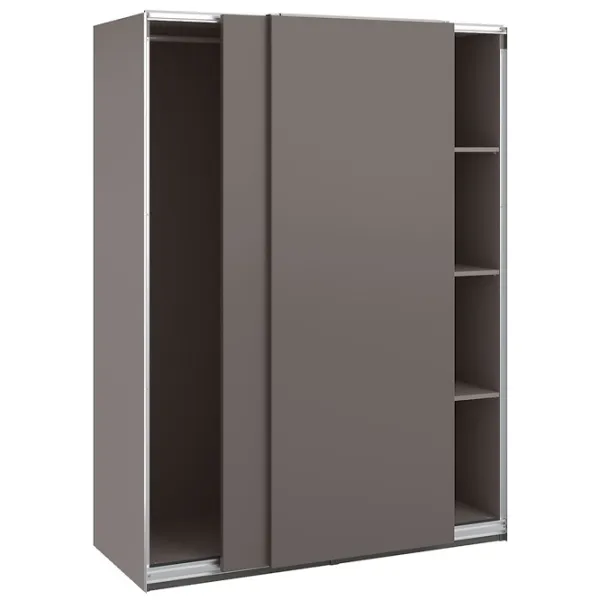 Шкаф Ikea Pax/Hasvik 150 x 66см x 201.2 / ДСП / Темно серый photo 2