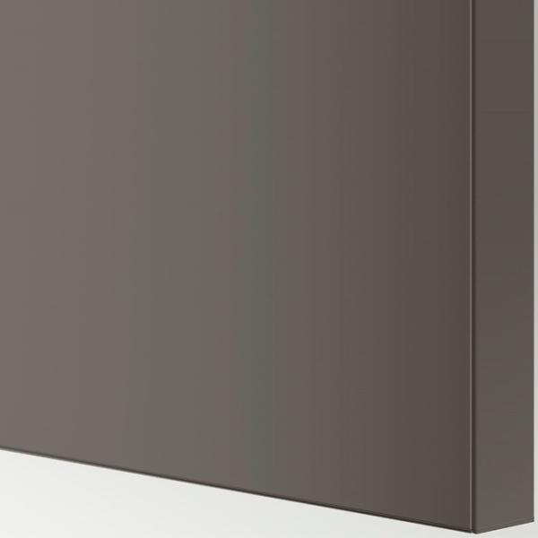 Шкаф Ikea Pax/Hasvik 150 x 66см x 201.2 / ДСП / Темно серый photo 6