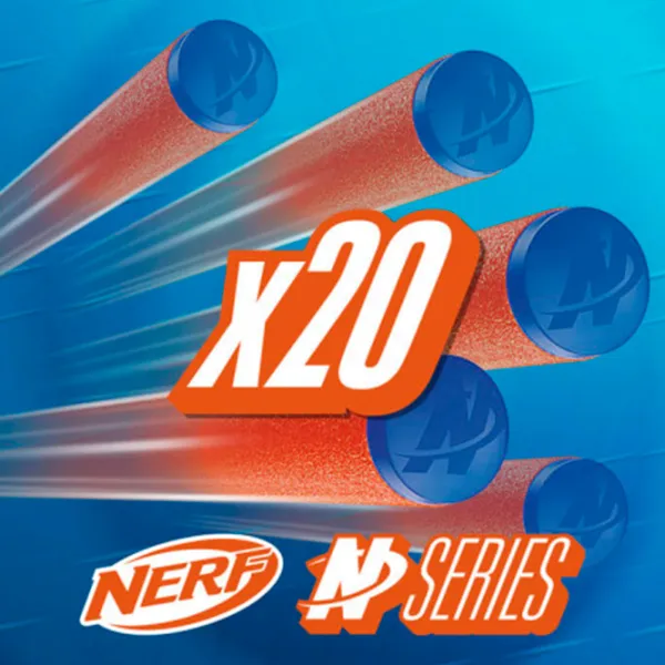 Боеприпасы Hasbro Nerf N Series Refill F8640 8+ / / Оранжевый photo 4